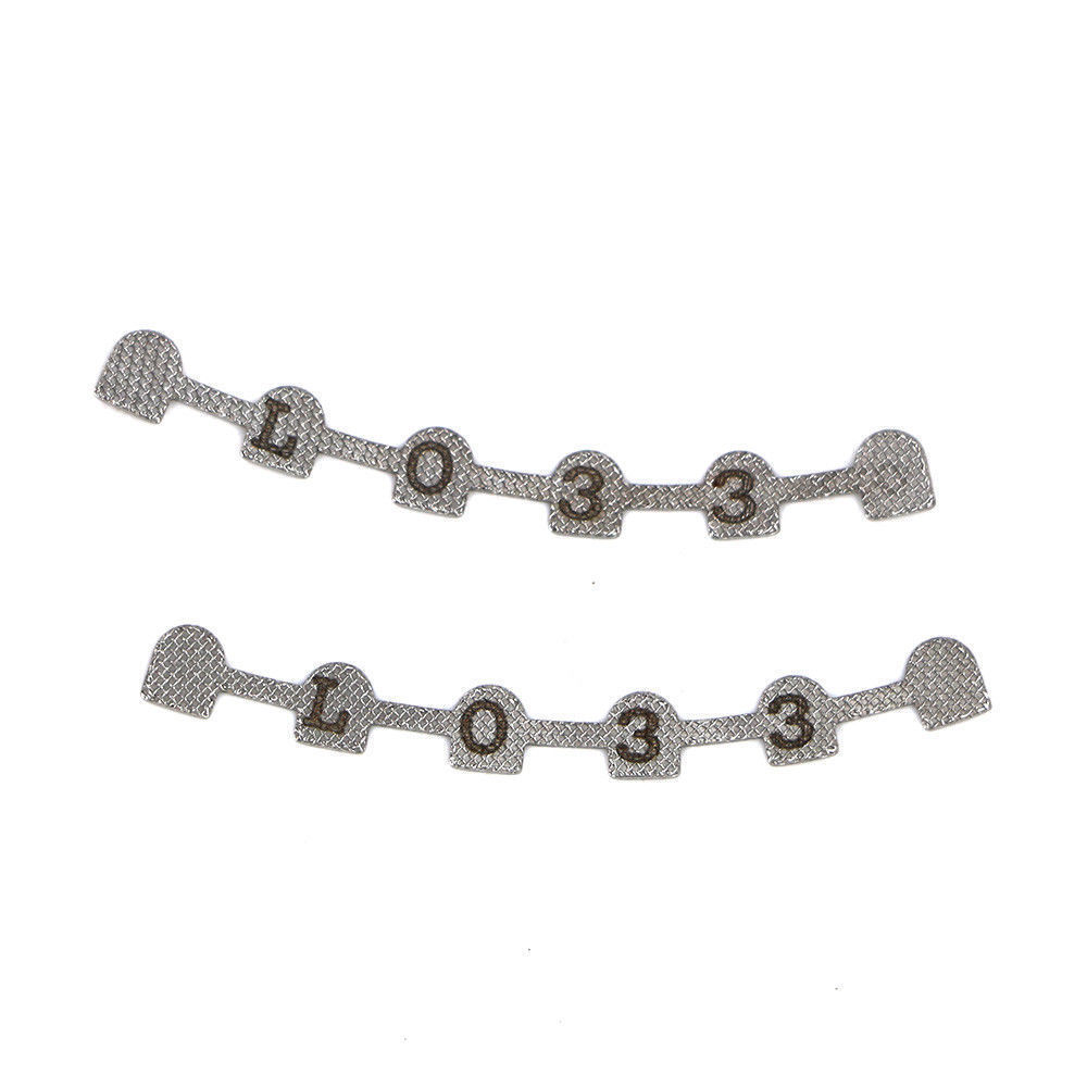 2 Pcs/Pack Dental Orthodontic Lingual Retainer Splits Wire Mesh Base Backing 33#