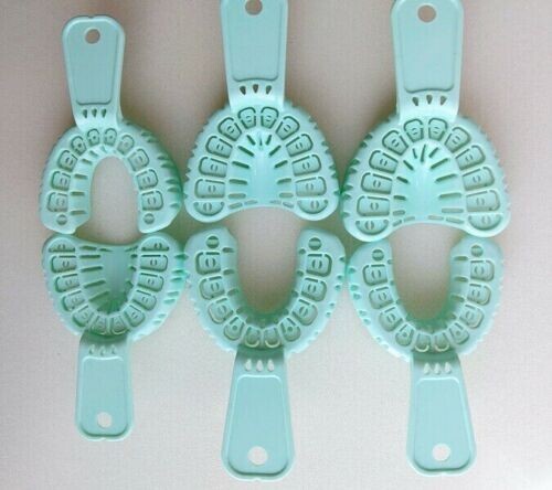 Plastic Tray Dental Implant Disposable Impression Orthodontic Tray Light Green