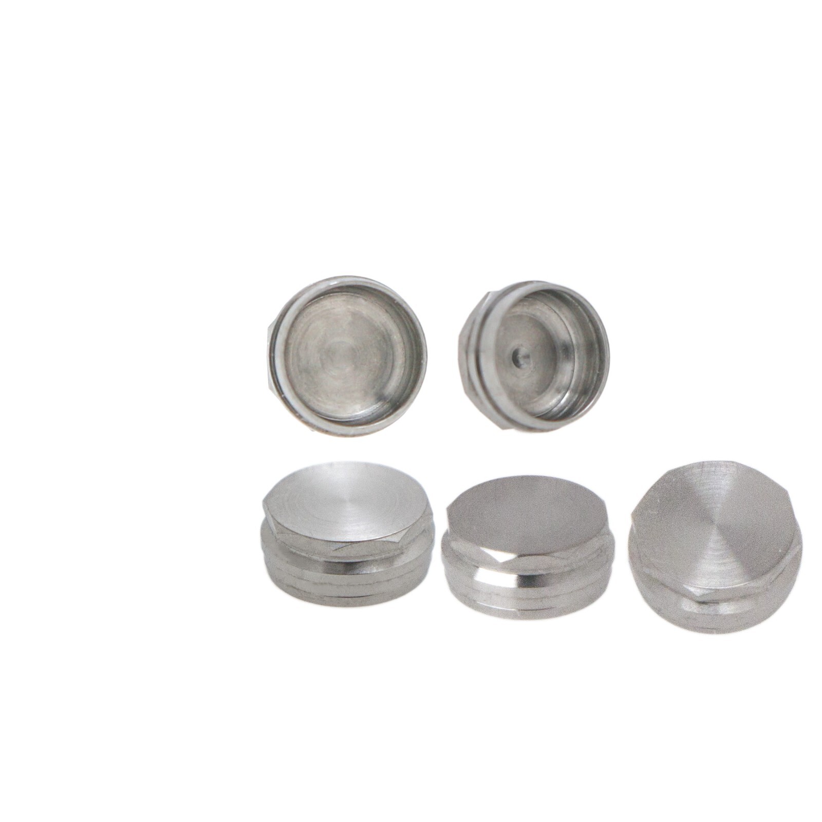 Overdenture Abutment Male Caps Inserts 1.2 lbs Blue Retentive & Metal Caps