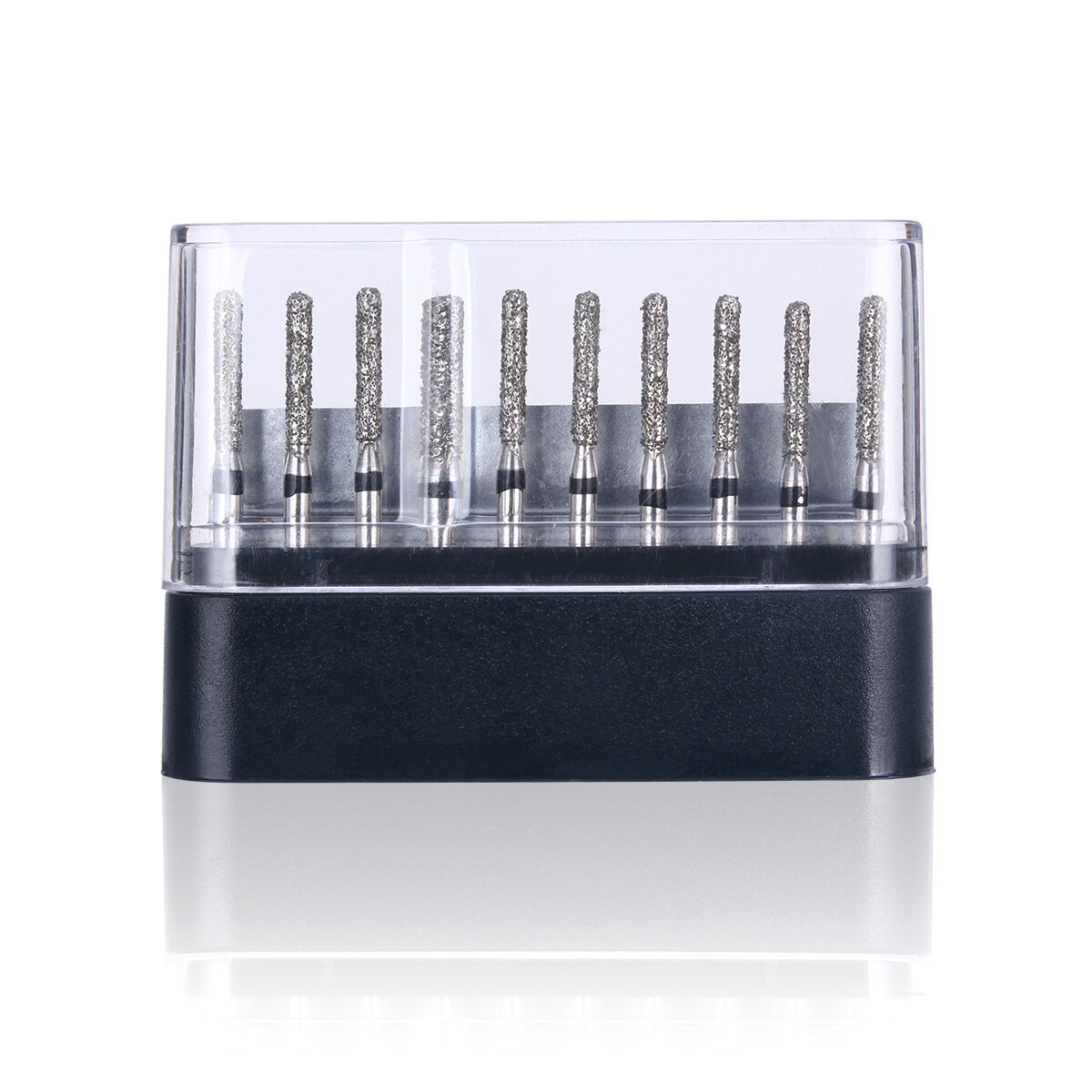 AZDENT Dental High Speed Diamond Burs Straight/Cylindrical Round Head SR-12S