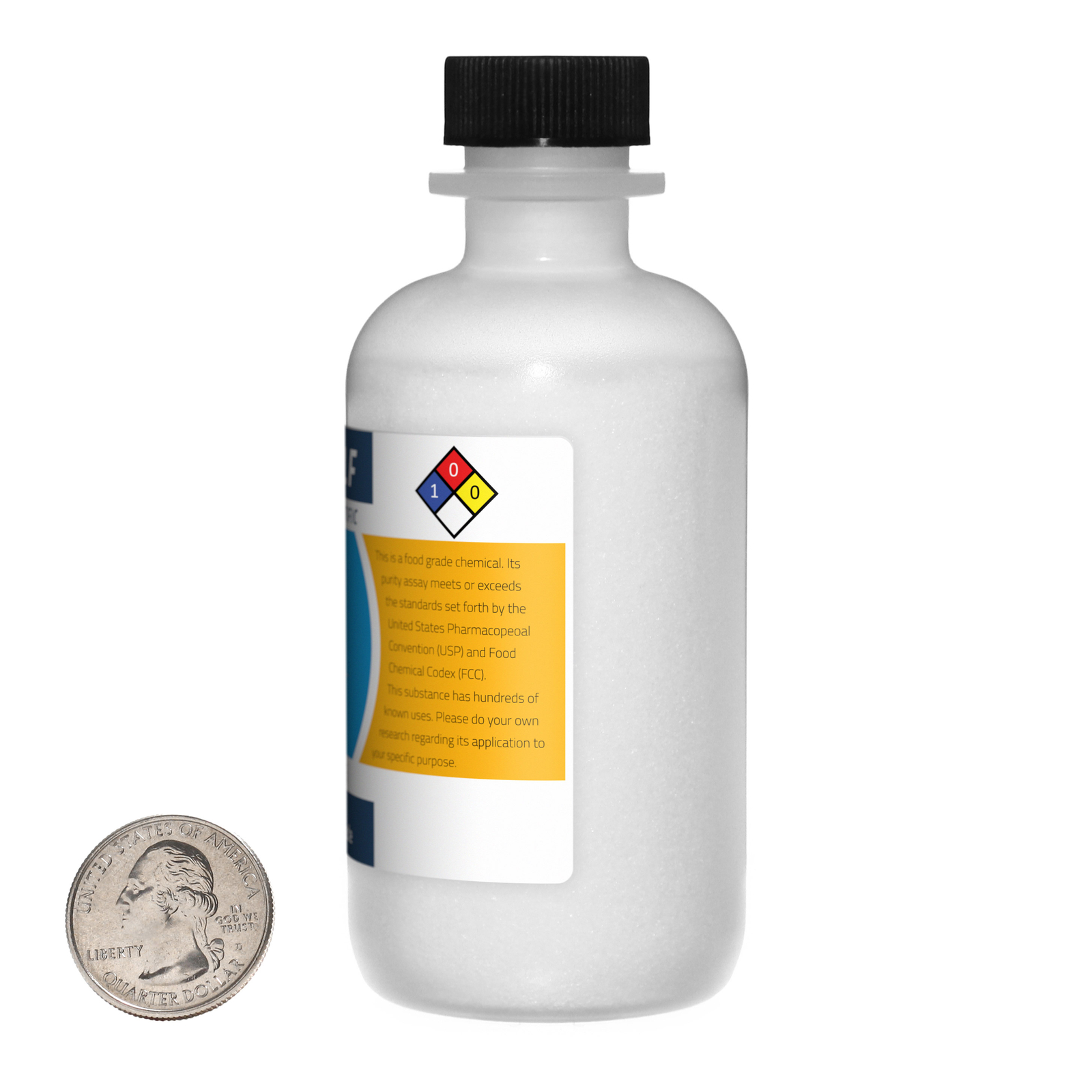 Citric Acid / 2 Pounds / 8 Bottles / 99.8% Pure USP Food Grade / Fine Powder