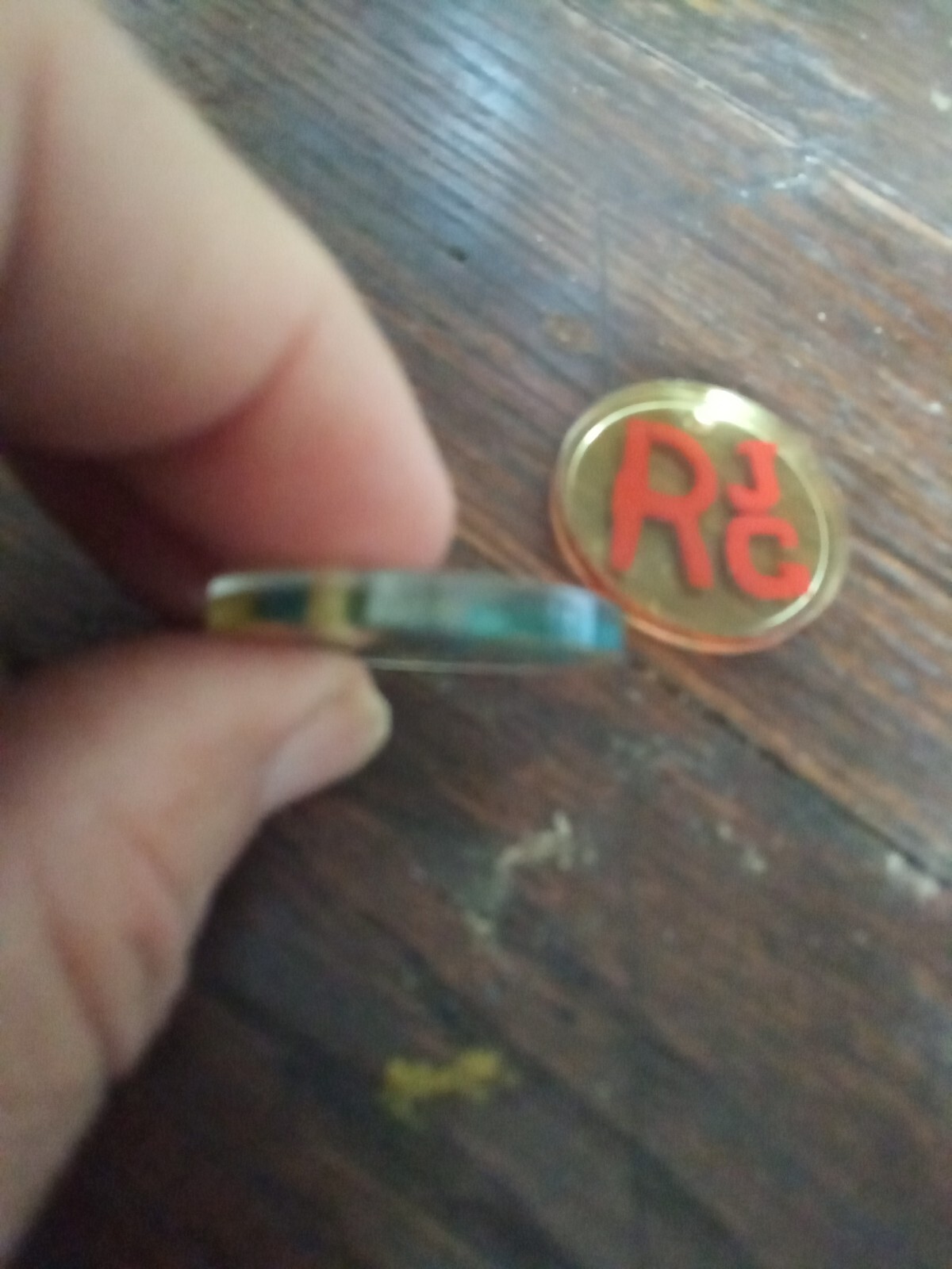 Xray Markers Red And Blue With Initials JG
