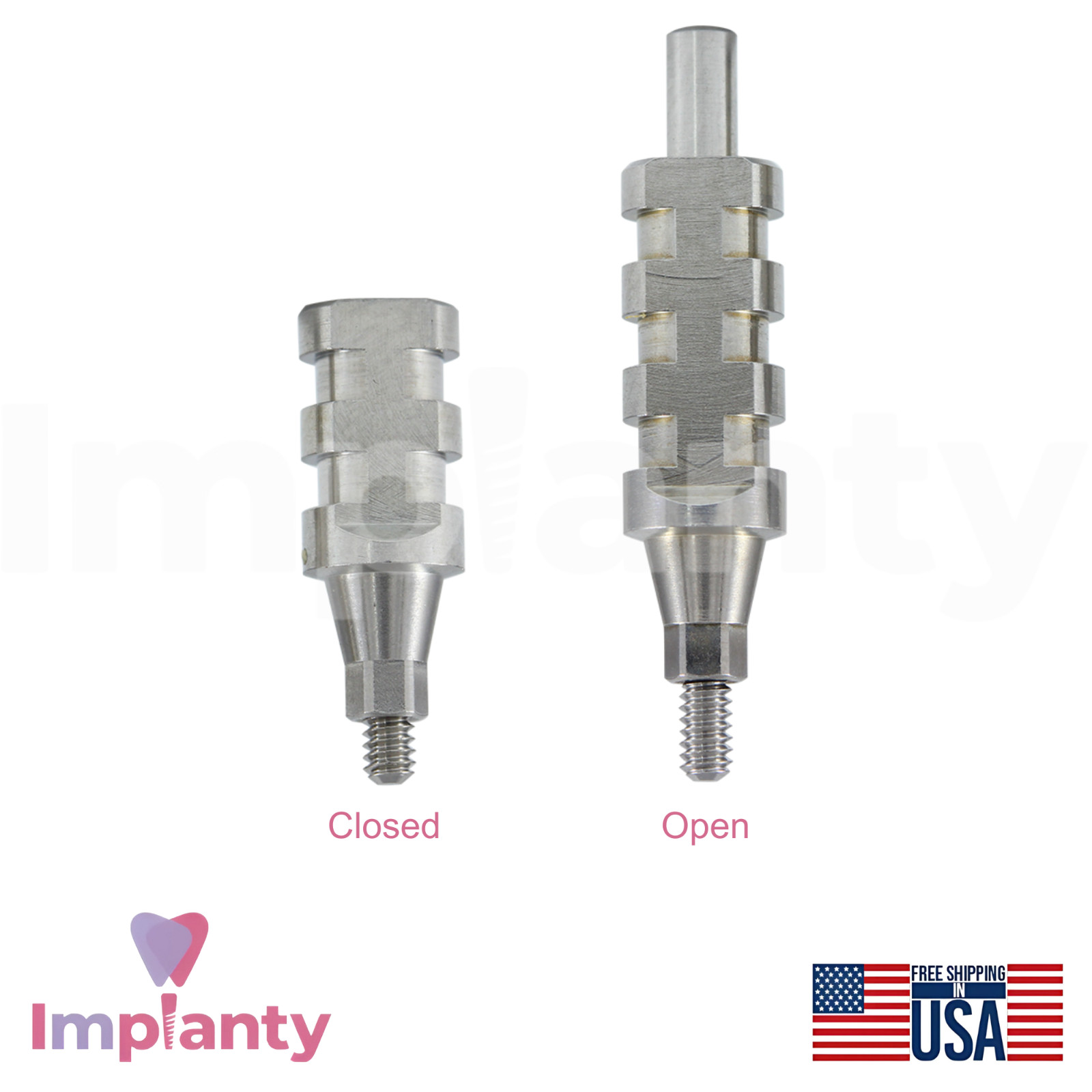 GDT Dental Prosthetics Kit Conical Connection Hex 2.25mm Narrow Platform NP