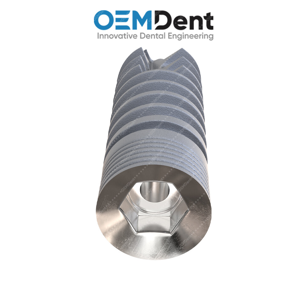 Dental Fixture Spiral – Cortex® Standard Platform Compatible Hexagon 2.42mm