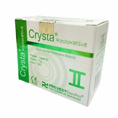 Denpro Crysta Restrorative 2 Glass Ionomer Restrorative Material Kit Free Ship