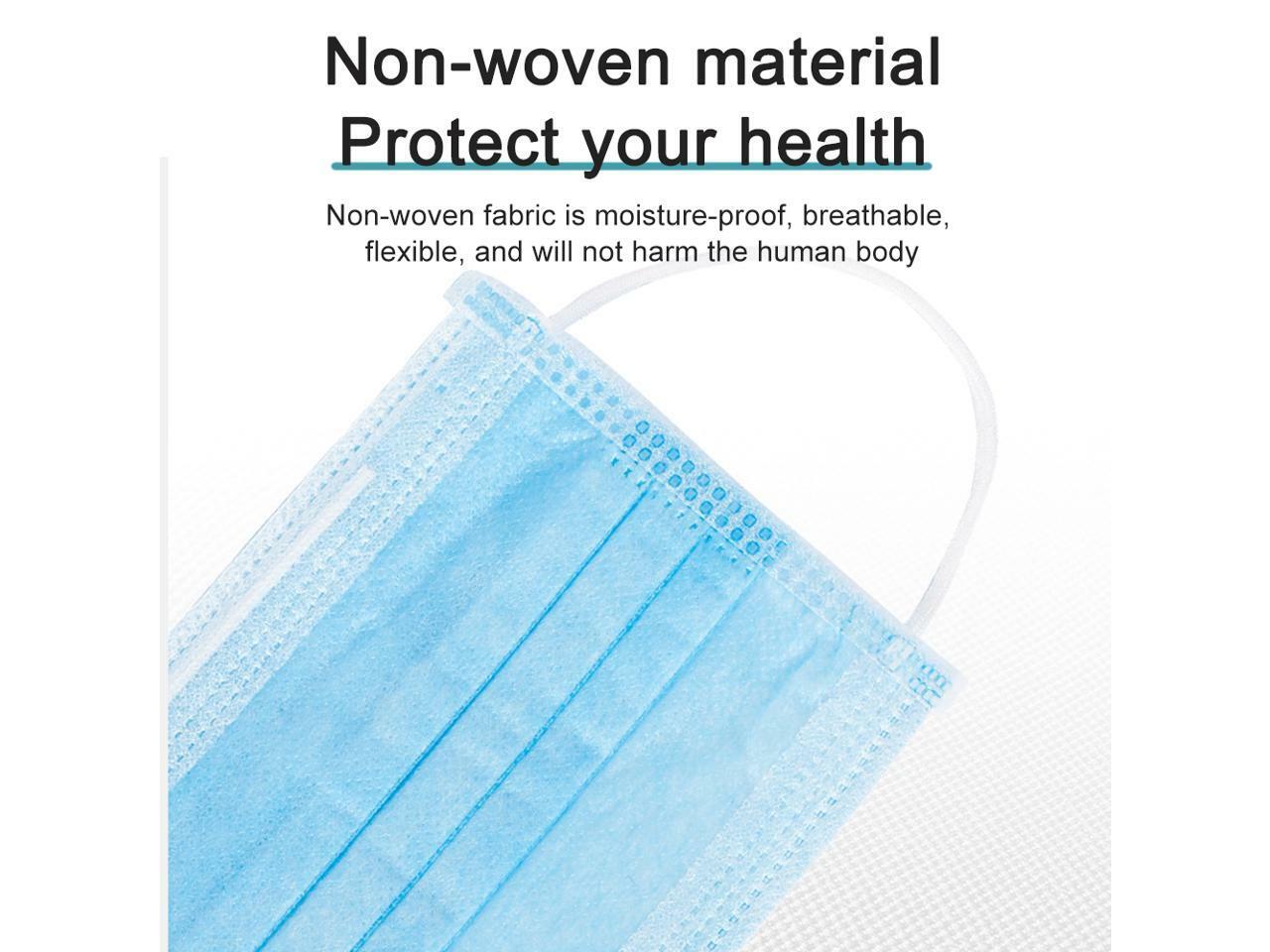 Face Mask 3-PLY Disposable Ear Loop Mouth Cover Non-Medical Multi-Pack LOT