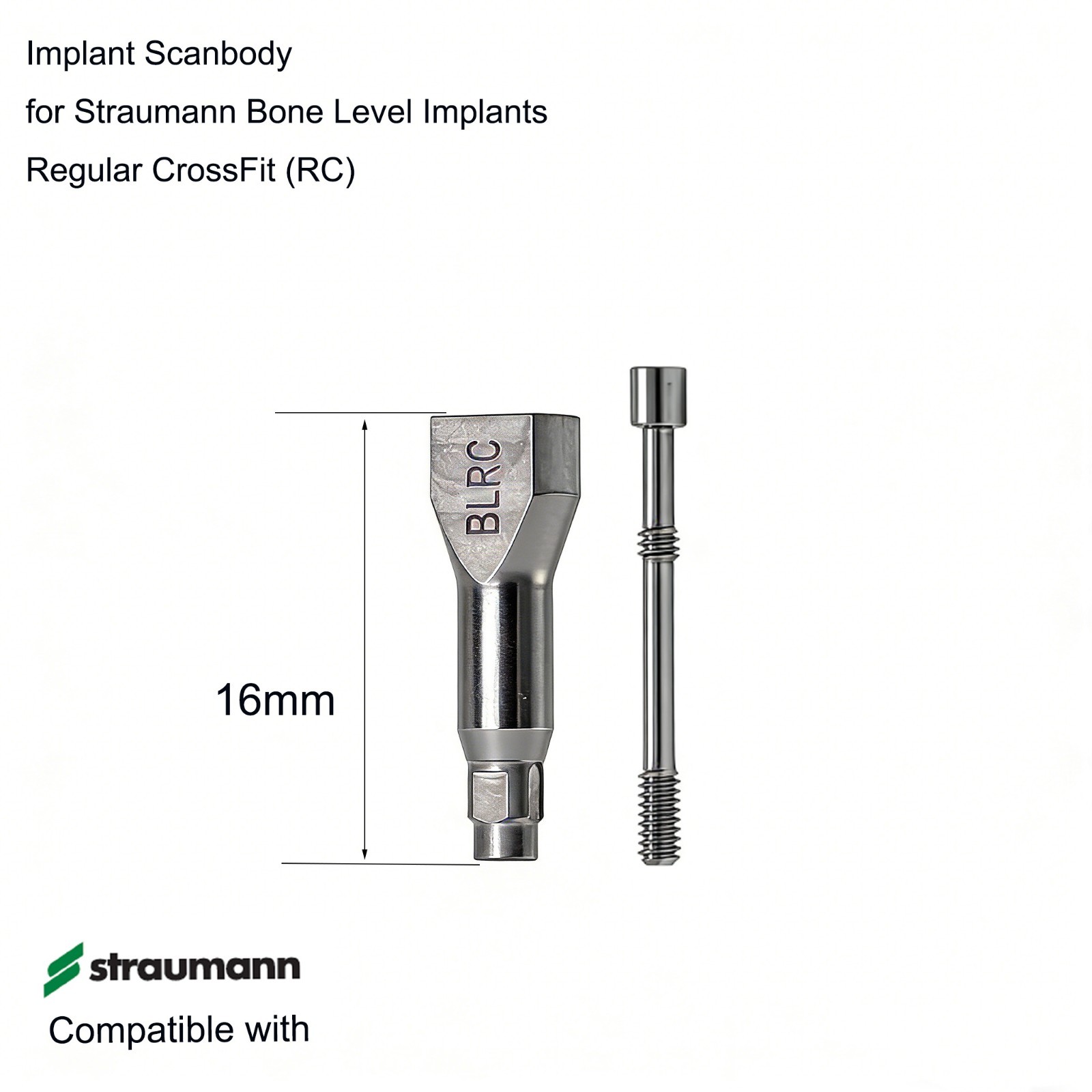 Dental Scanbody CAD/CAM Libraries NC/RC For ITI Straumann BL/BLT Implant System