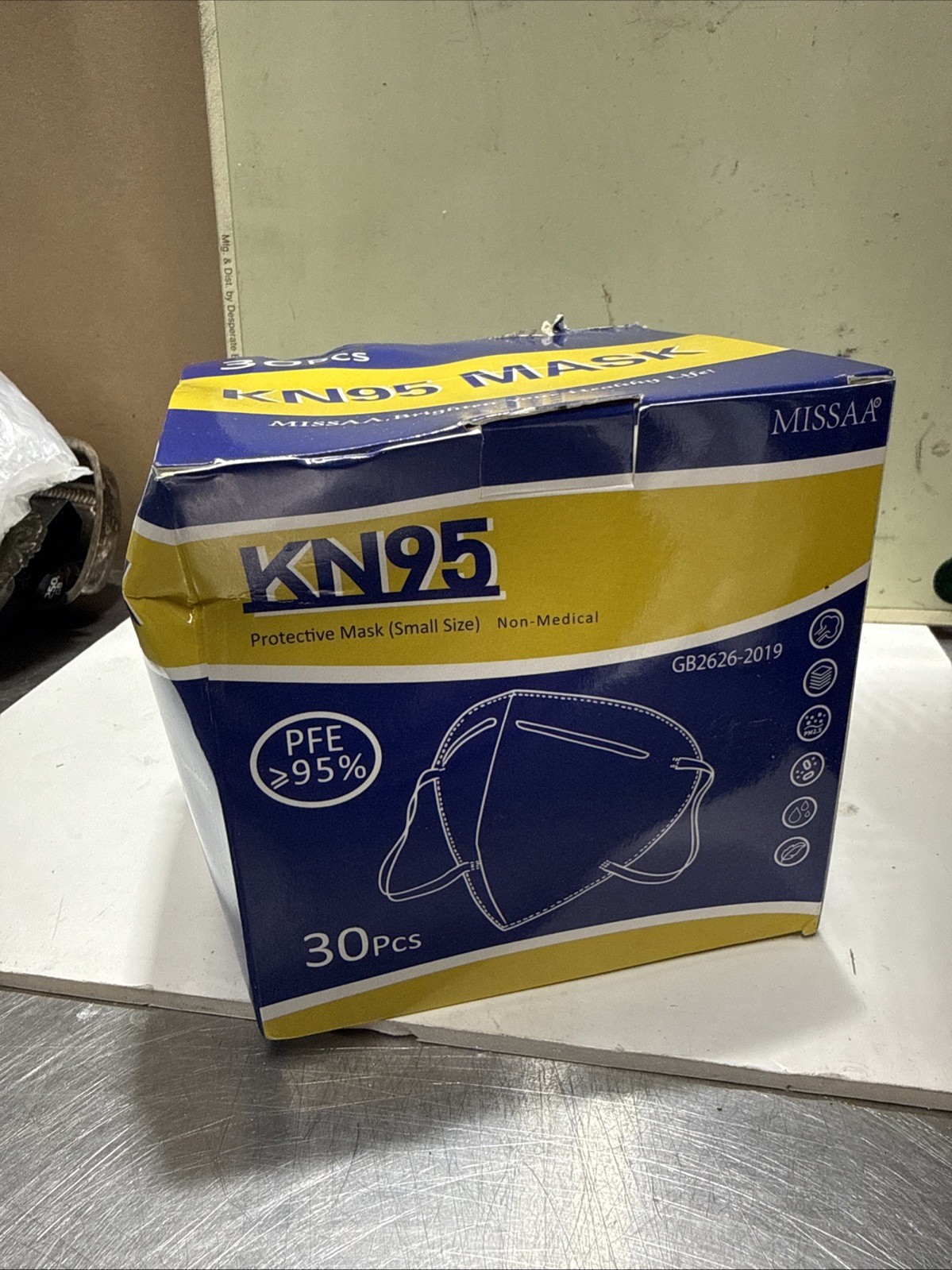 kn95 face masks small size 30pcs New Open Box