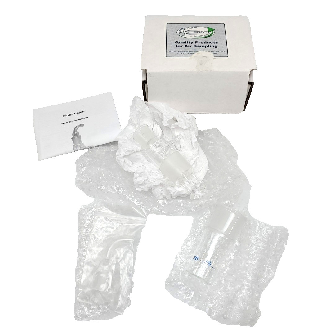 SKC #225-9595 20 m Biosampler Air sample bottle new in box GWS