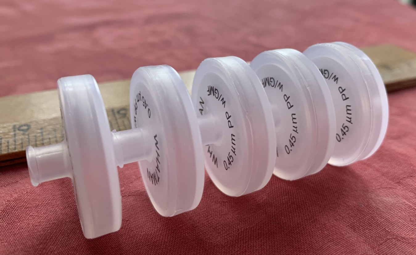 Lot 5 units Whatman 6878-2504 GD/X 25 mm Syringe Filter 0.45 µm PP Membrane