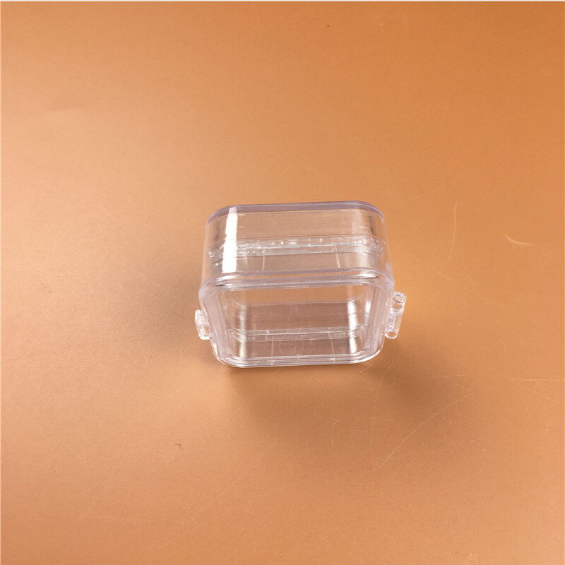 10pcs 2 Inch denture Tooth Box Membrane Plastic Transparent Tooth box to storage