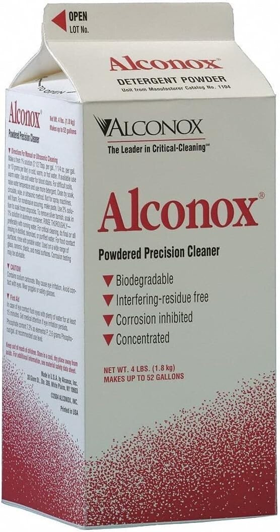 Alconox Detergent Powdered Precision Cleaner Detergent – 4lbs
