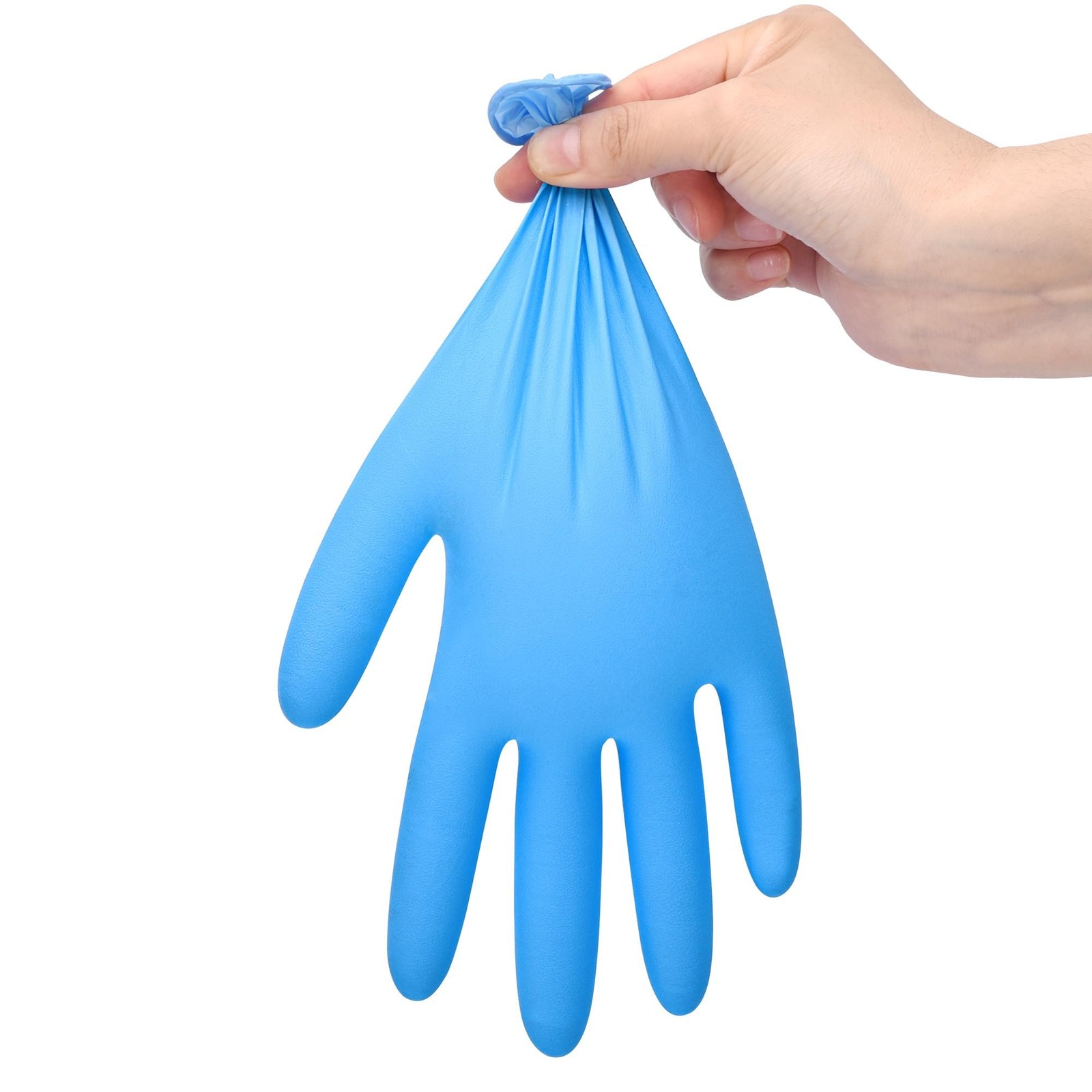 TitanFlex Blue Nitrile Gloves, Large, 100~Count, 6~mil, Powder~Free