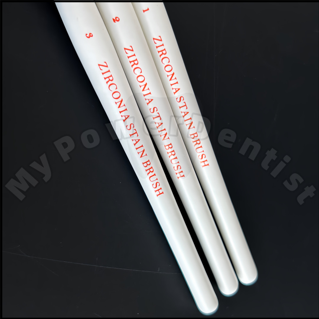 Zirconia Stain Brush Synthetic Hair Dental White Staining Brushes Pens MPF Style