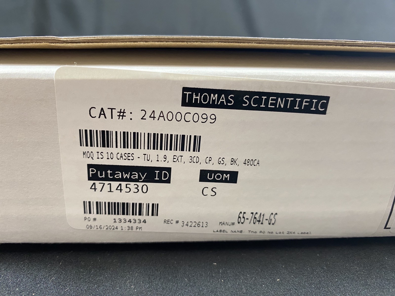 AZENTA LIFE SCIENCES 1.9mL 48-Format EXT CP Tri-Coded Tube 65-7641-GS (480/Case)