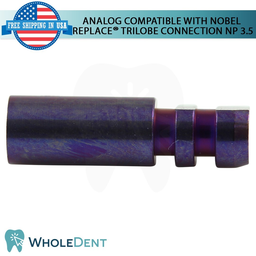 5X Analog Compatible With Nobel Replace Select™ Trilobe Connection NP 3.5