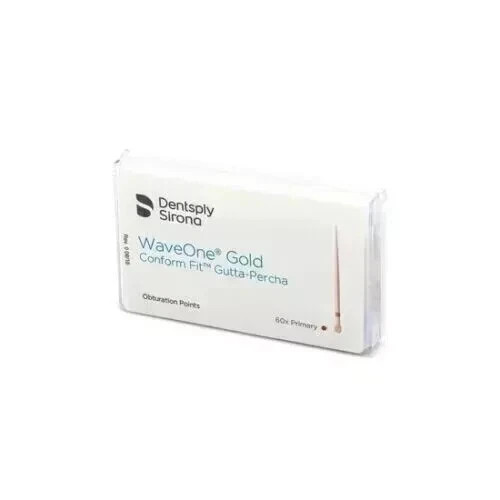 WaveOne Gold Conform Fit Gutta Percha by Dentsply (All sizes) (60/pack Free Ship