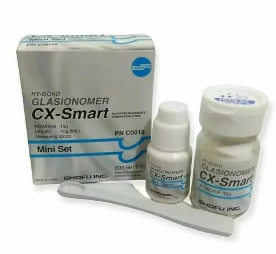 CX Smart Glass Ionomer Luting Cement Mini Pack Dental Shofu HyBond Glasionomer F