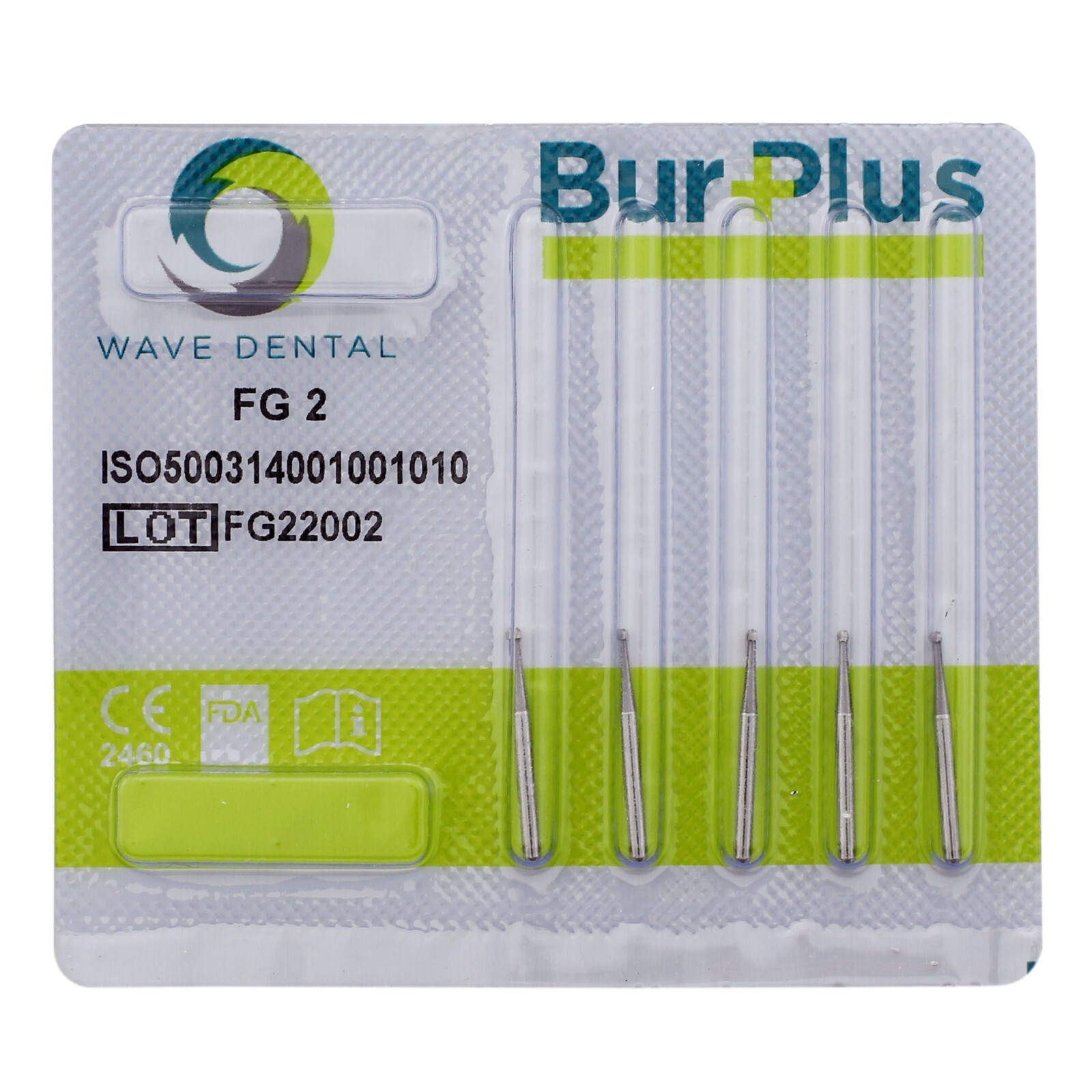 Wave Dental Round Ball Bur Tungsten Carbide 19mm FG for High Speed Handpiece