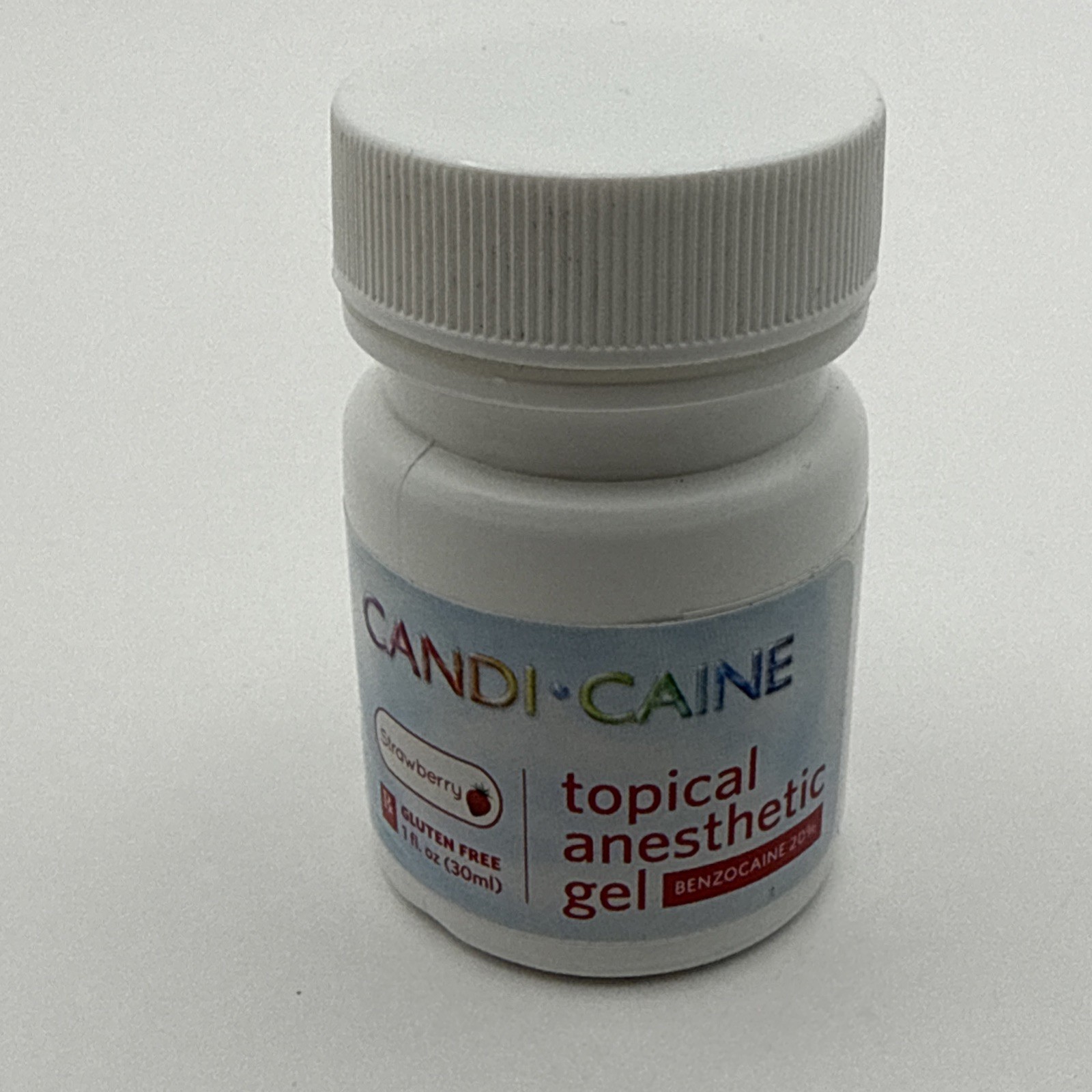 3D Dental Candi Caine, Topical Anesthetic Gel, 1 Oz, Strawberry Flavor Exp 5.27
