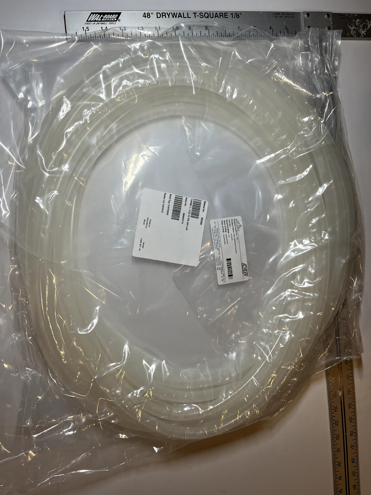 Saint Gobain C-Flex ULTRA Thermoplastic Tubing 700-375-4, 50ft, expire 04/2025