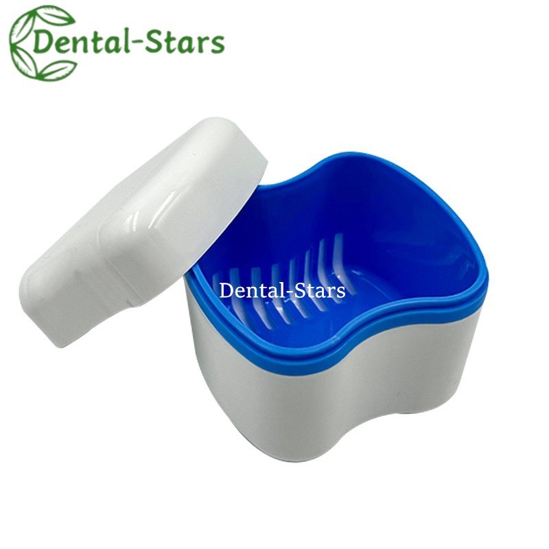 Denture Storage Case Dental False Teeth Retainer Box For Placing Brace Container