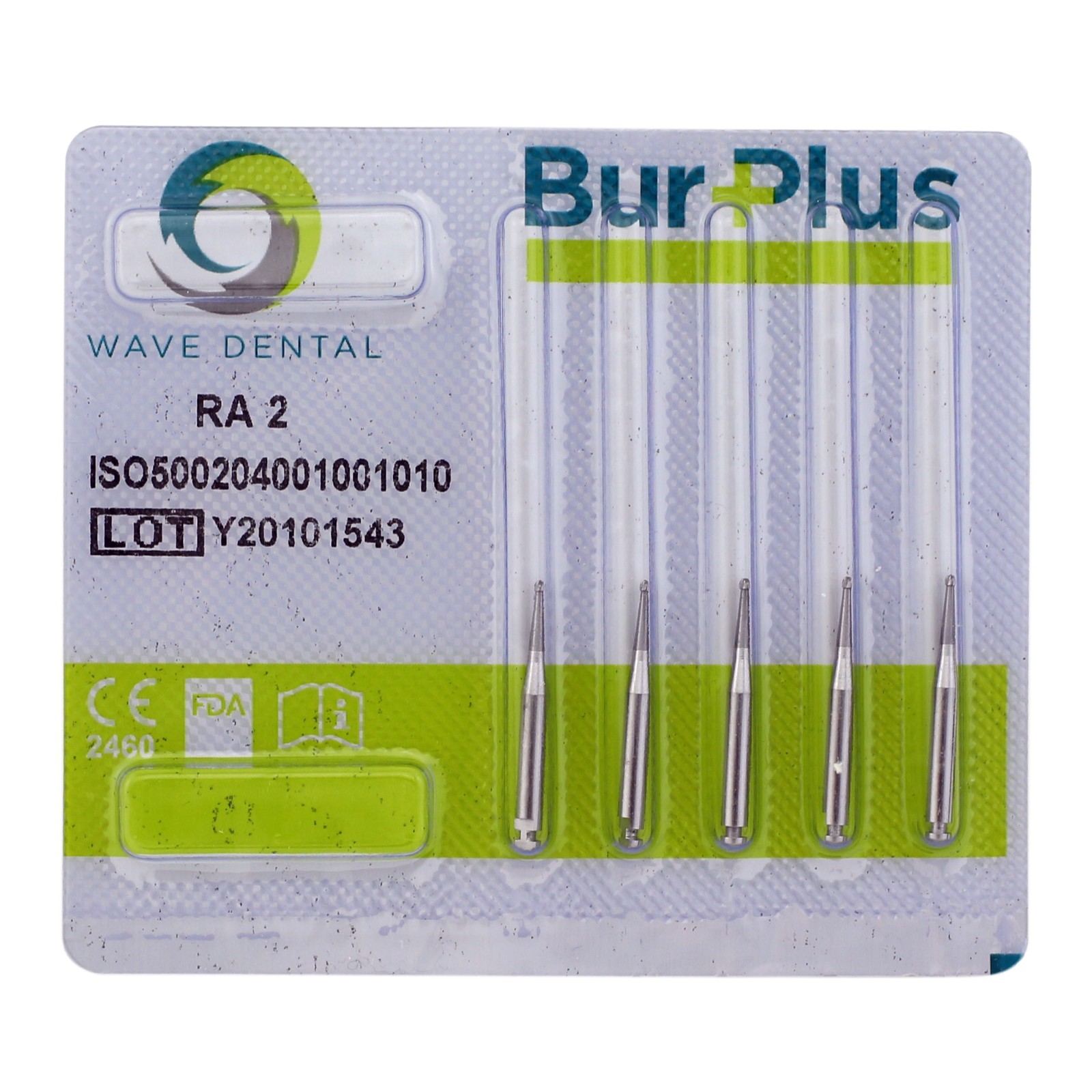 Wave Dental Latch Carbides Contra Angle Bur 22mm Round Taper Fissure Invert Cone