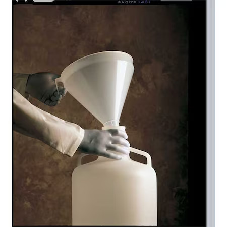 Funnel, 0.56 Gal, Polypropylene, White, H14712-0200