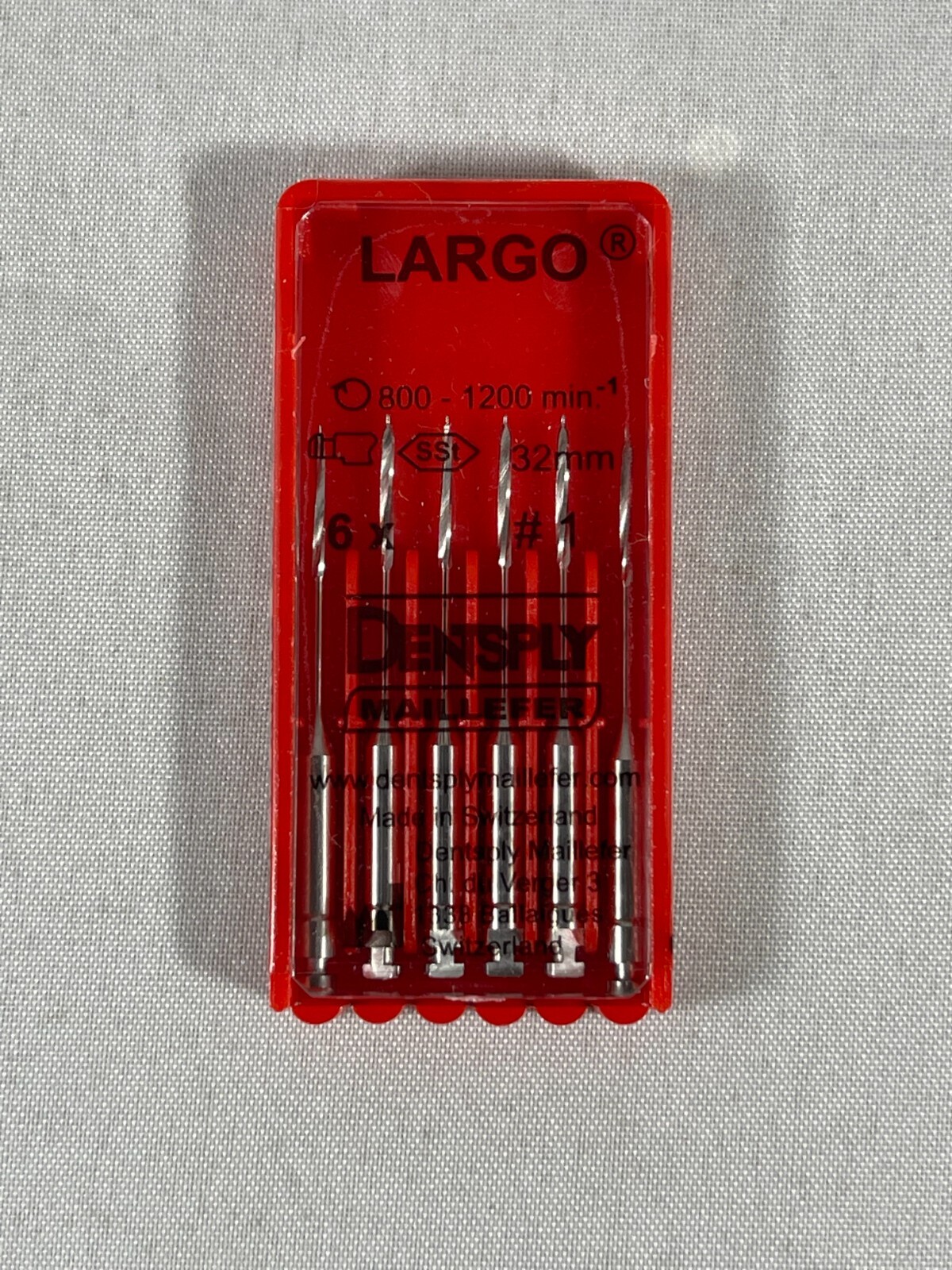 Dentsply Maillefer Peeso Reamer Endo Rotary Drills 32mm all sizes (5 Boxes)