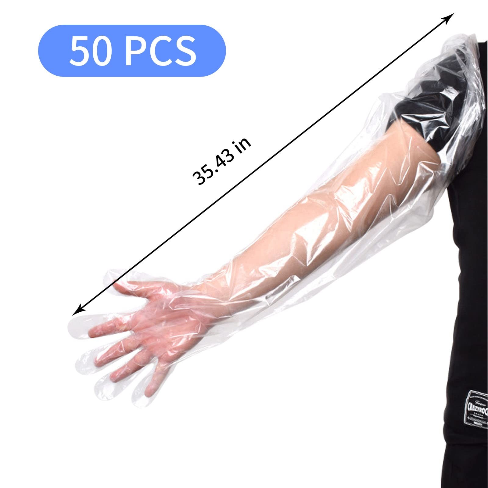Disposable Dressing Gutting Gloves 35 Inch Shoulder Length Dressing Gloves