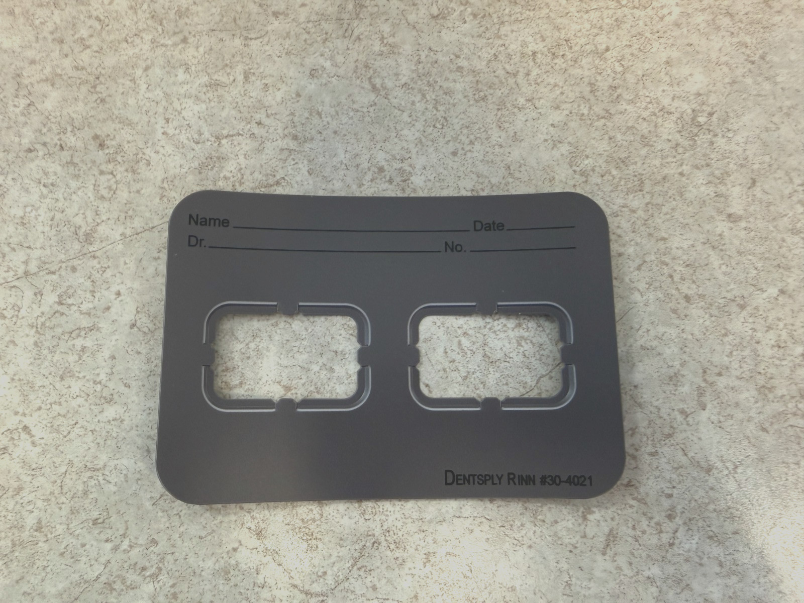 Patterson Dentsply #30-4021 Ez-Tab Grey X-Ray Rinn Mount, New/Opened, 100pcs