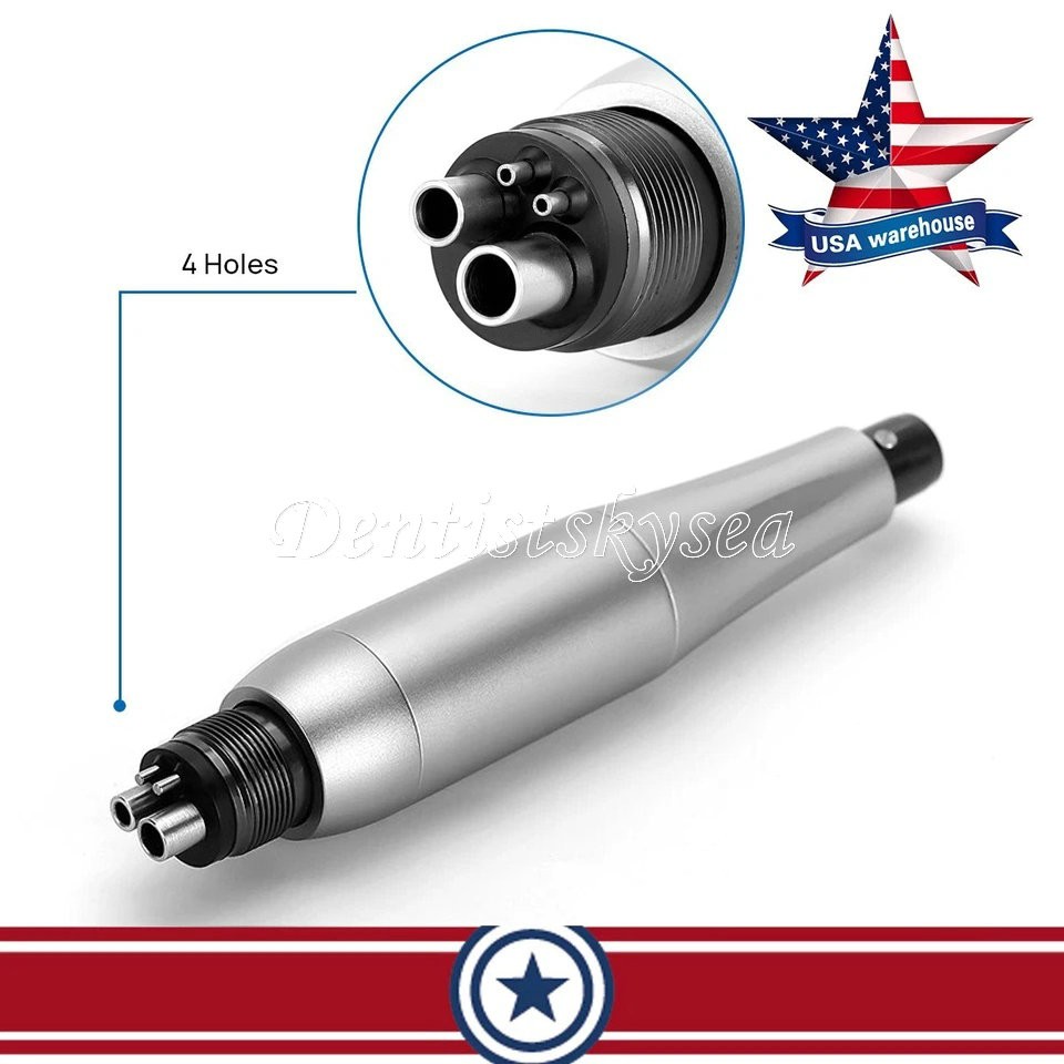 Premium Plus Dental Hygiene Prophy Handpiece Air Motor 4 Holes & 4:1 Nose Cone