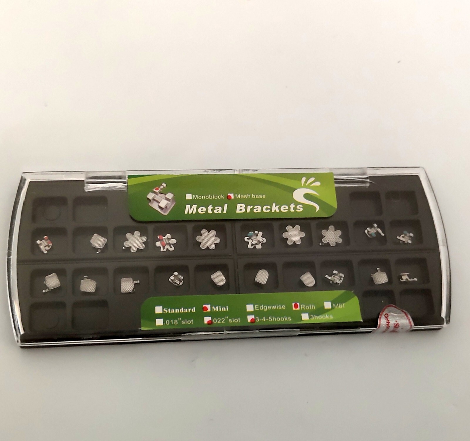 Dental Orthodontic Metal Braces Cartoon Brackets Mini Roth 022 345 hooks 5 Size