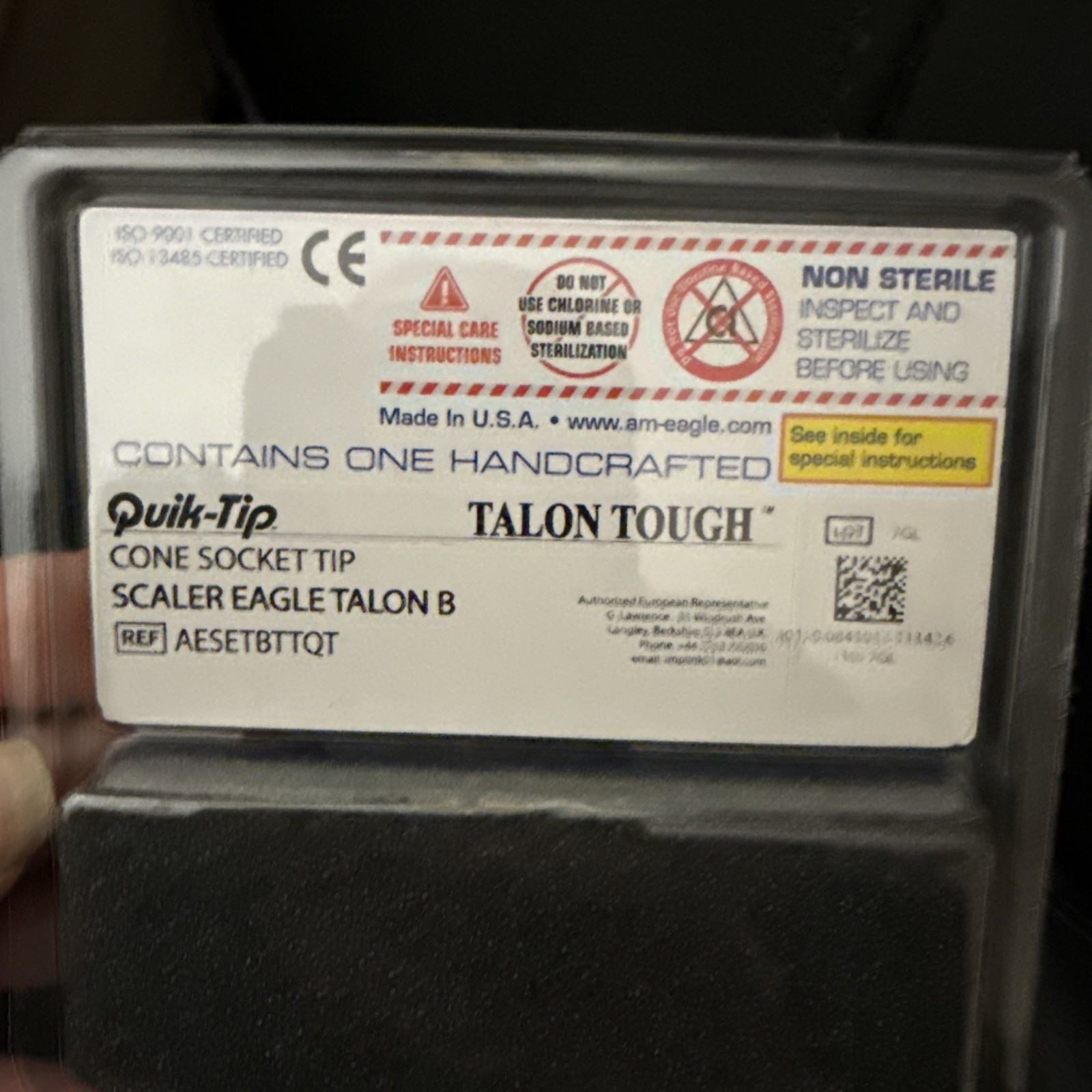 AMERICAN EAGLE – Dental Quick tip scaler Eagle Talon B Quick tip – # AESETBTTQT