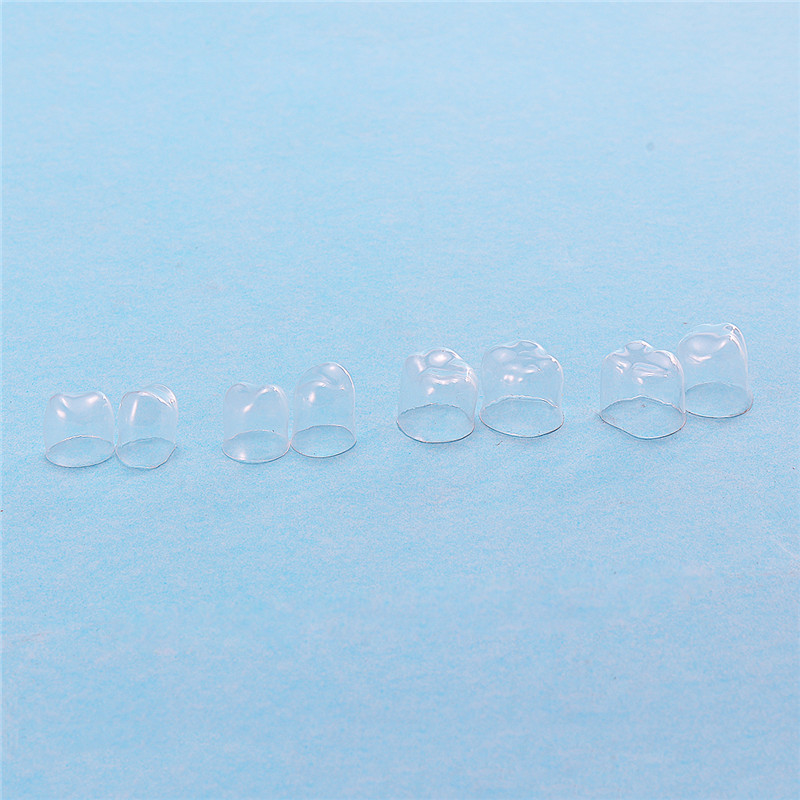 64pcs Transparent Deciduous Crowns Children Temporary Preformed tooth Pre-crown