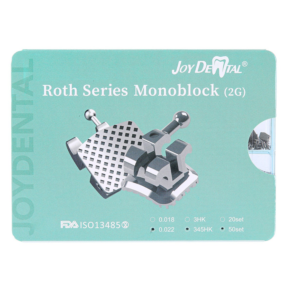 Dental Orthodontic Brackets Mini Roth.022 345Hooks 50sets/1000pcs Joydental