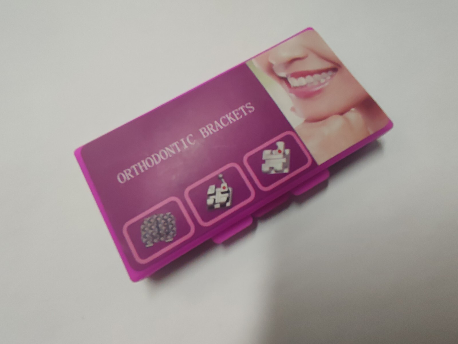 2 Packs Dental Brackets Ceramic Braces 022 Roth 345 Hooks 20pcs/set