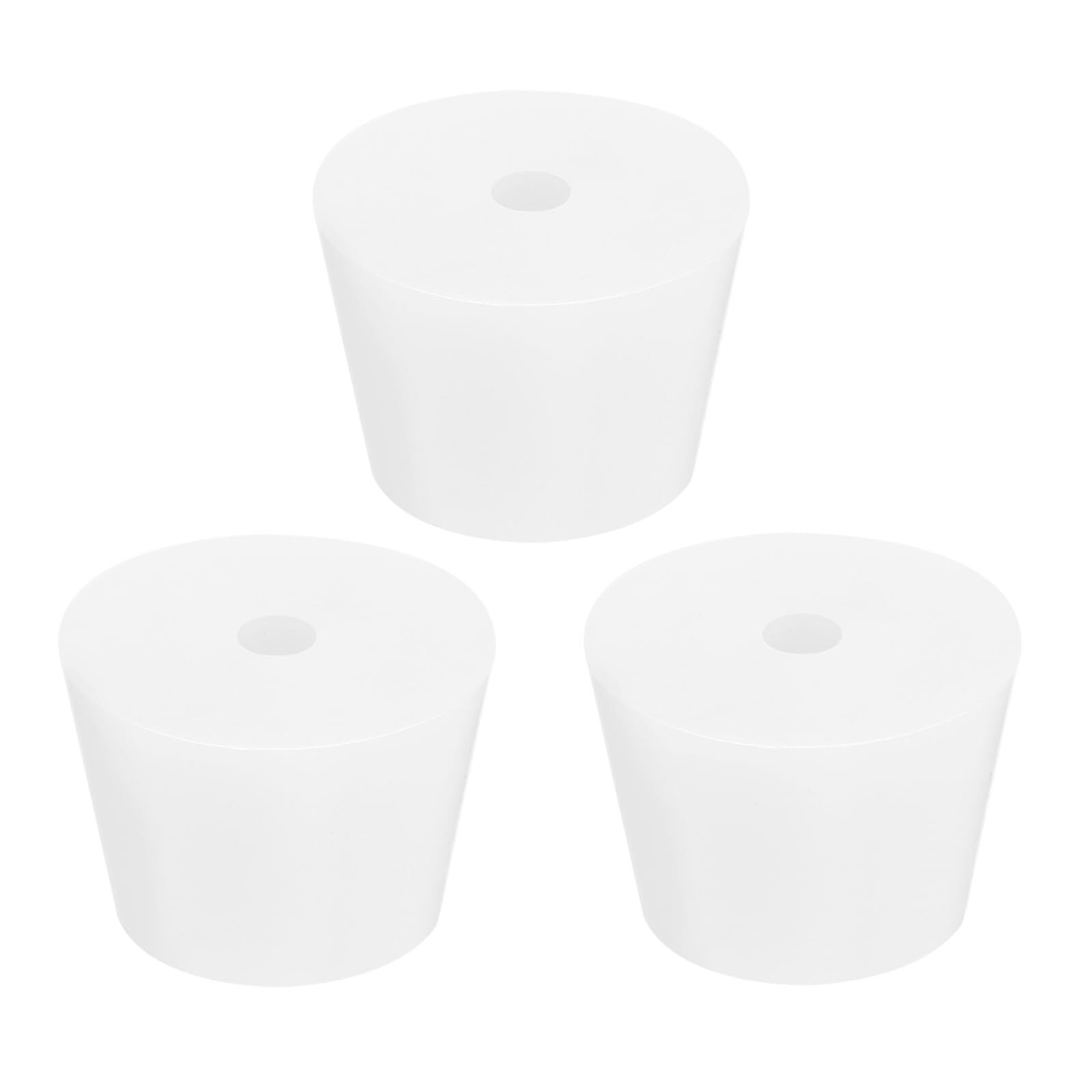 Silicone Rubber Tapered Plug 32mm to 42mm Solid Test Tubes Bungs Stopper with…
