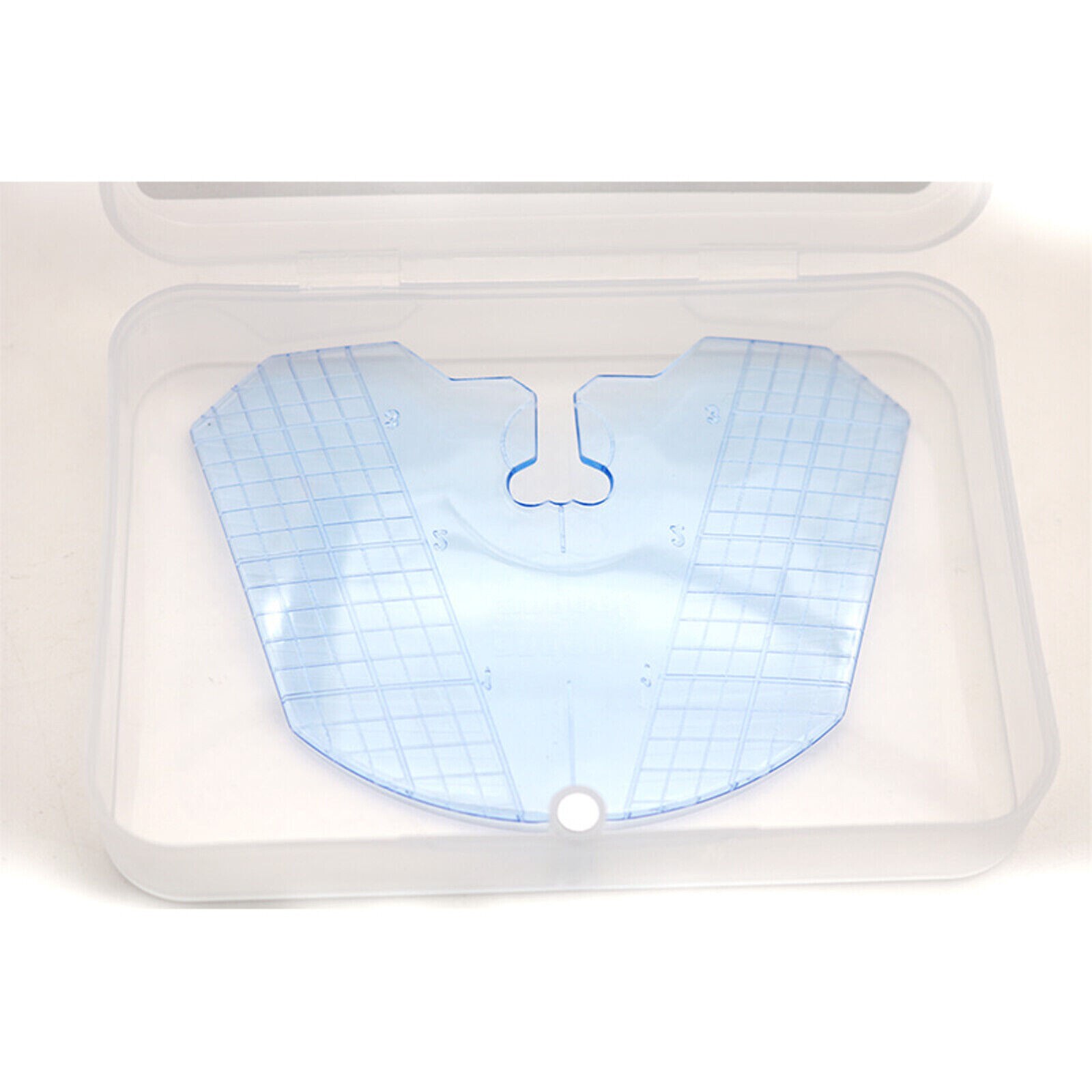 5 Pcs Dental False Teeth Arrangement Guide Template Plate Transparent Blue Color
