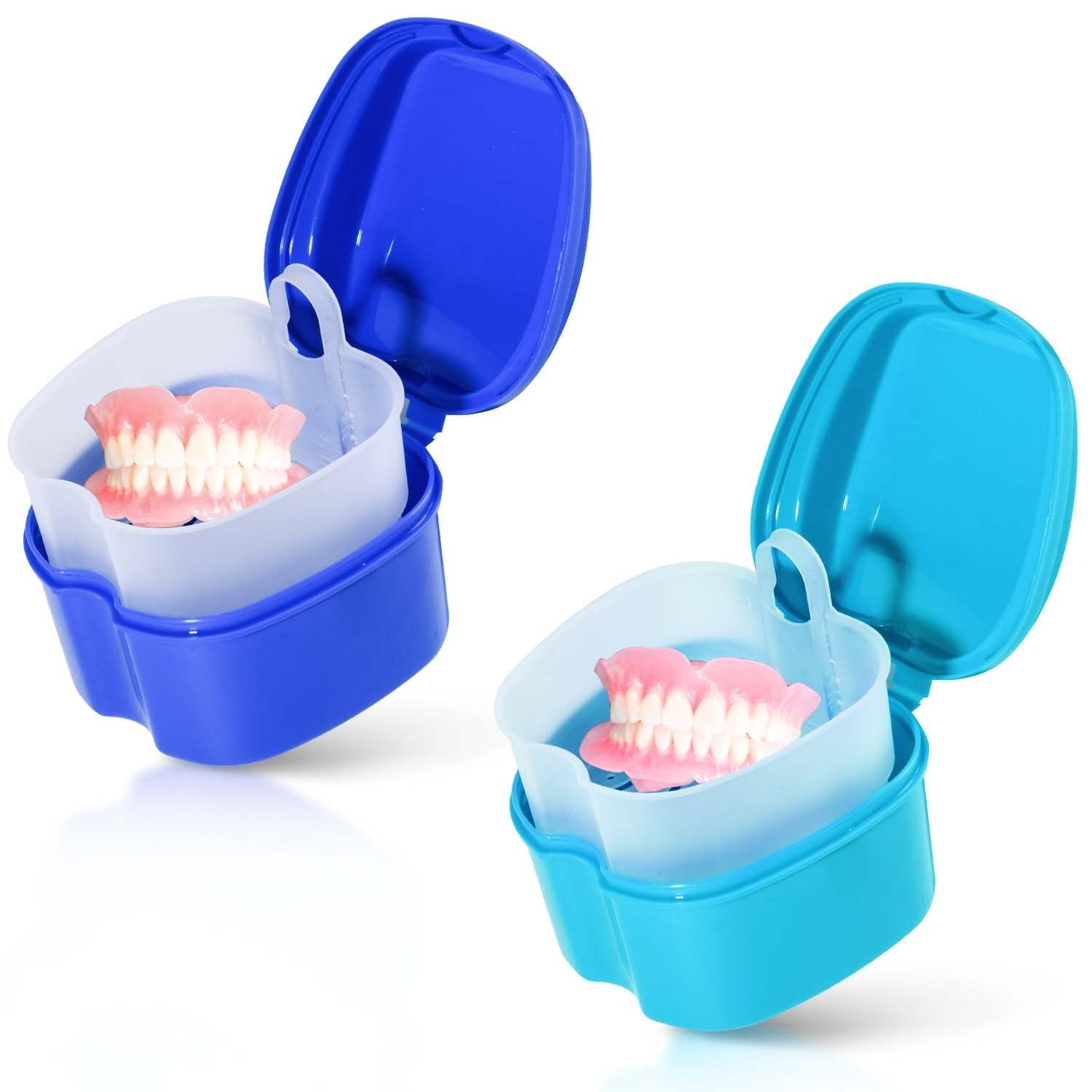 KISEER 2 Pack Colors 3.78×3.78×2.68 Inch (Pack of 2), Light Blue and