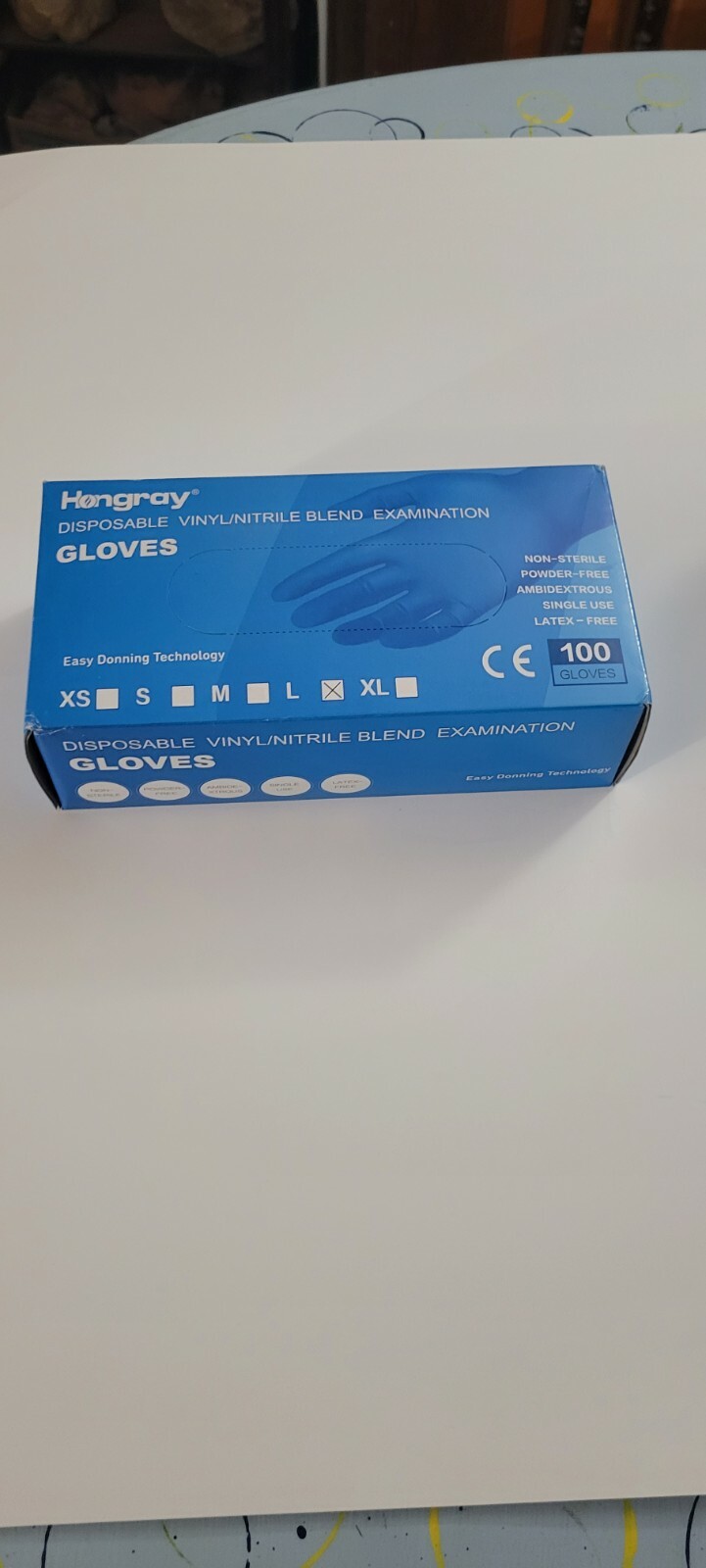 Hongray Nitrile Gloves 2 Boxes 100 Pack Each Large