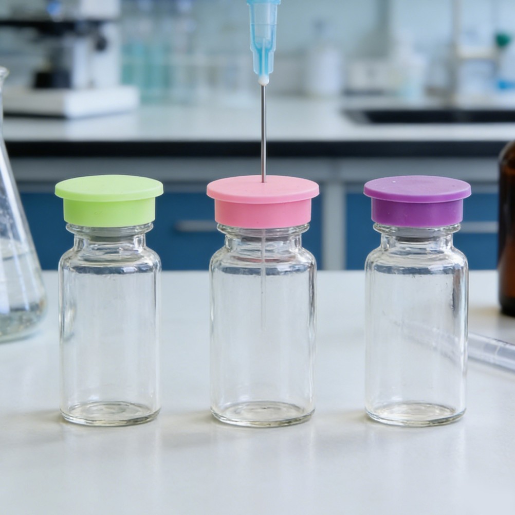 12 Pcs Injection Bottle Protective Cap Vial Caps Colorful for Organization 5ml