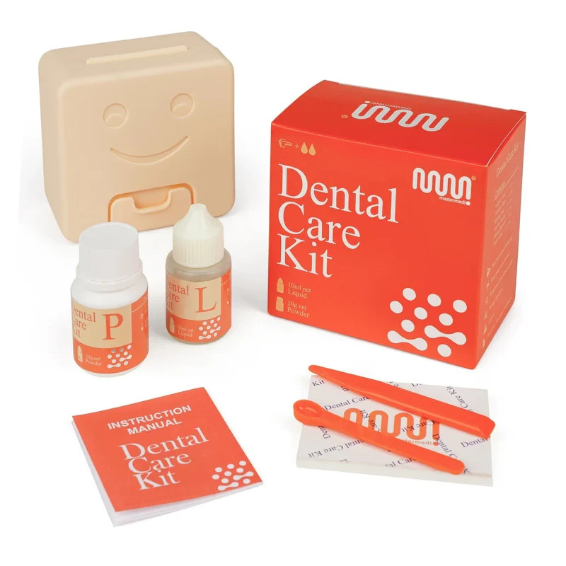 mastermedi Dental Care Kit Zinc Oxide-Eugenol 20g Powder 10ml Liquid Tools
