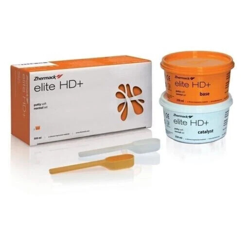ZHERMACK Elite HD+ Putty Soft NORMAL Set 250 ml Base & 250 ml Catalyst We