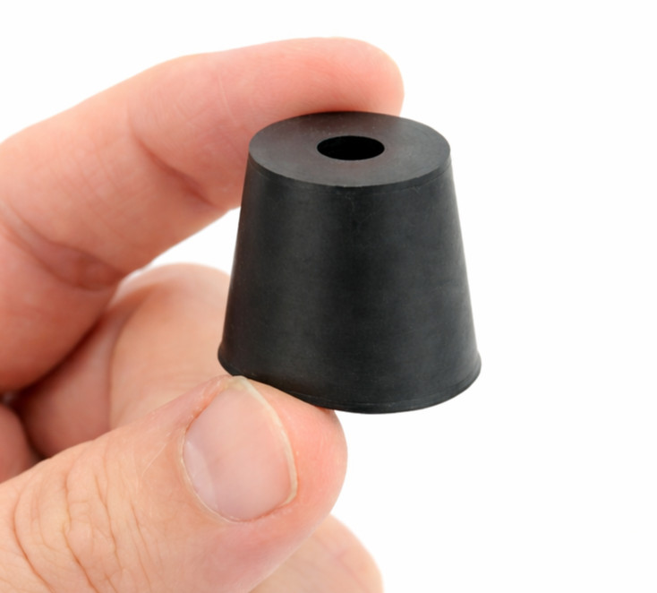 #5 Solid Rubber Stoppers Laboratory Stoppers 1 Hole Fits 29/32″ to 1 1/16″ ID