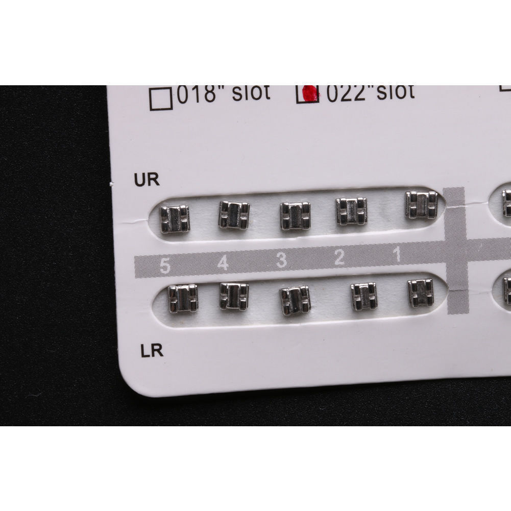 Dental Orthodontic Bracket Braces MIM Monoblock Ultrathin Roth/MBT 022/018 Hooks