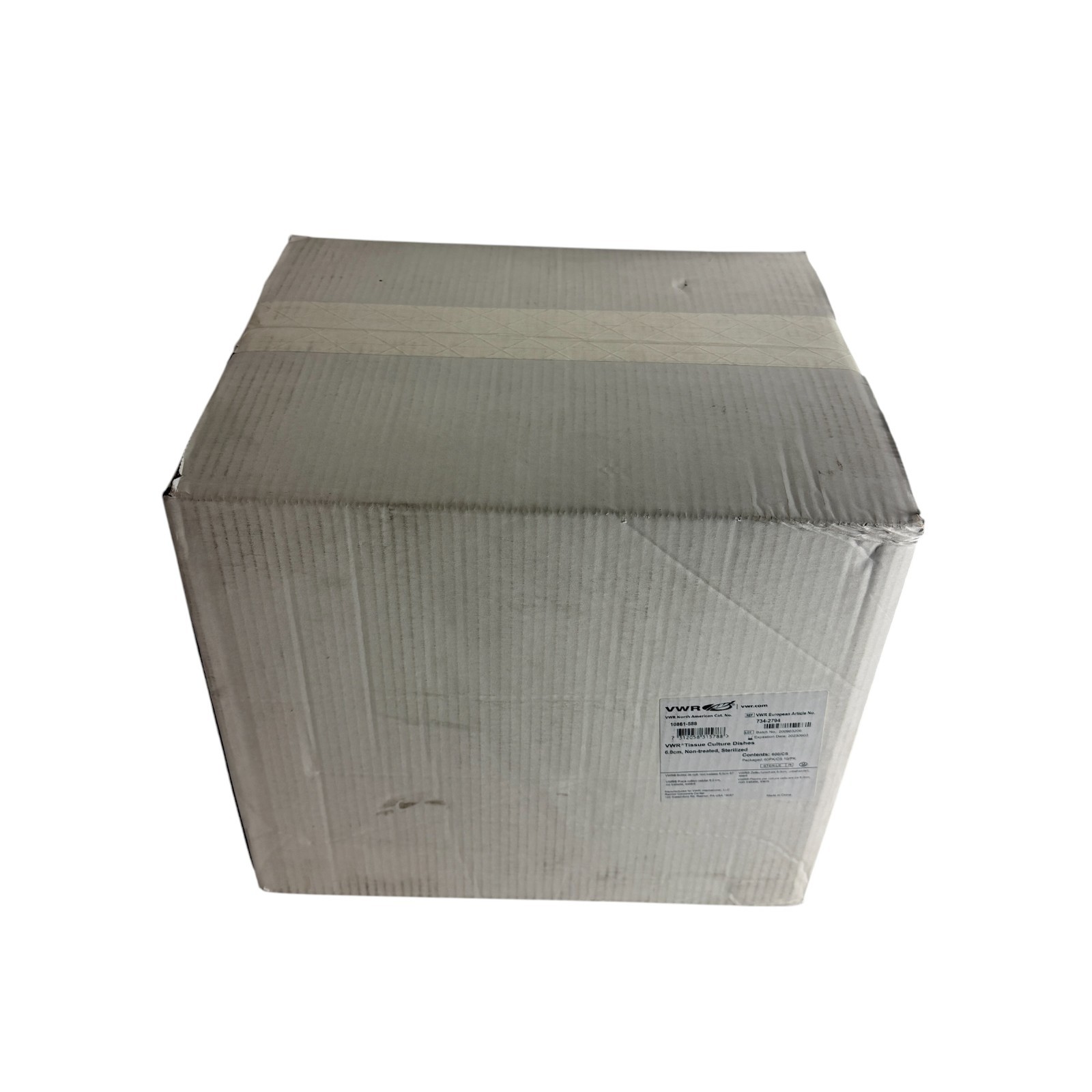 VWR 10861-588 Tissue Culture Dishes 6.0cm Non-Treated, Case of 600