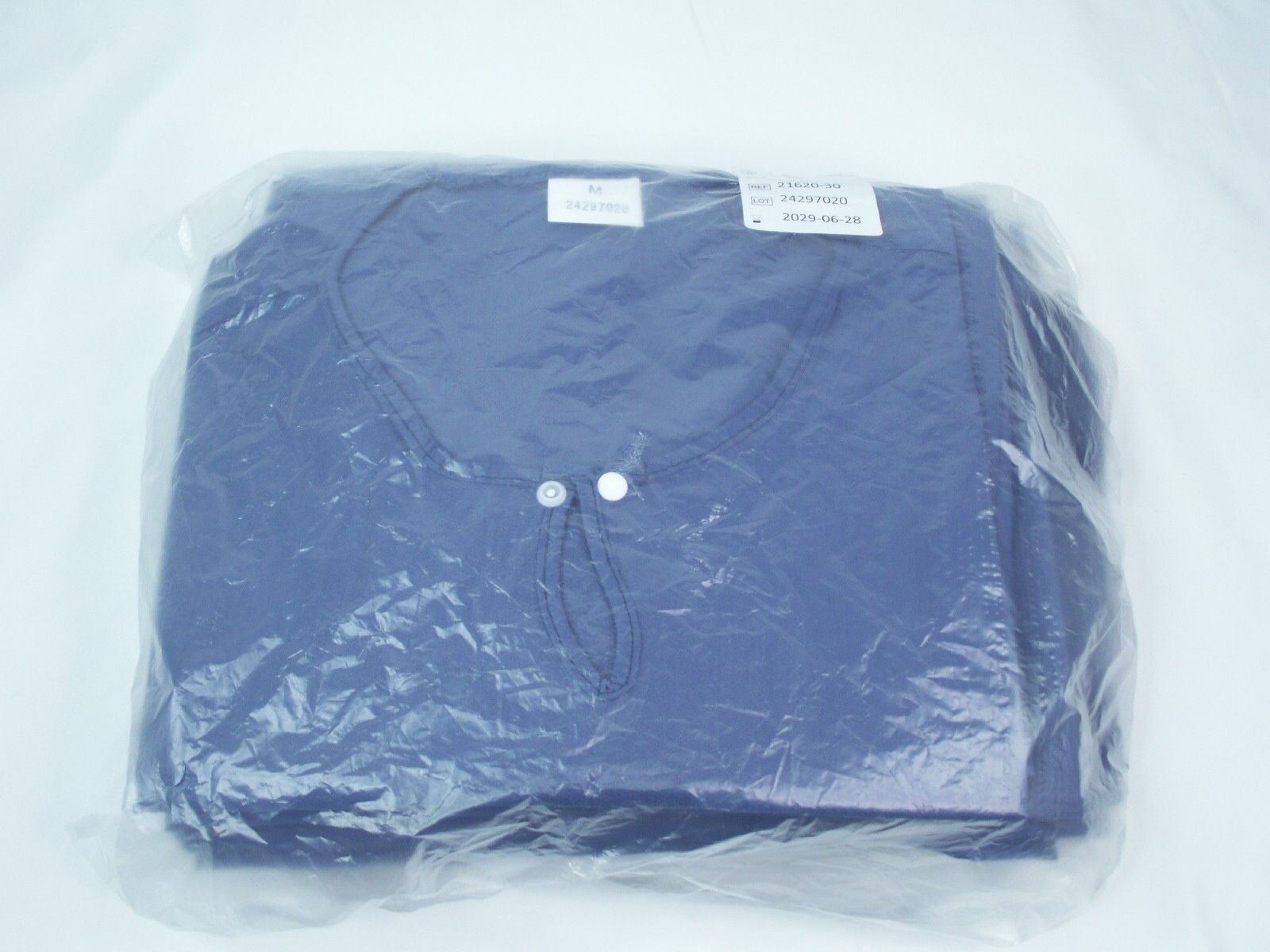 Molnlycke BARRIER Extra Comfort Scrub Shirt Blue #21620-30 Medium-12 PCS