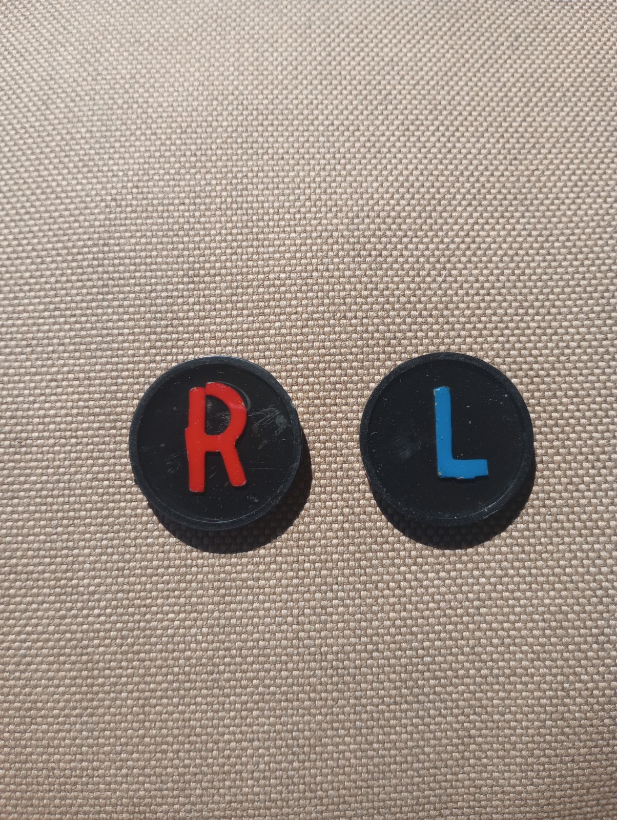 XRay Markers Red And Blue Letters On Black Made In USA