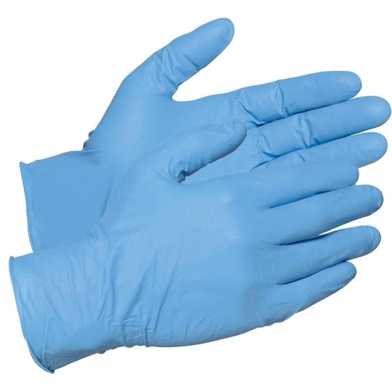 500 Pack 9.5″ Disposable Nitrile Gloves, 4 Mil Heavy-Duty, Latex-Free, Safety Ge